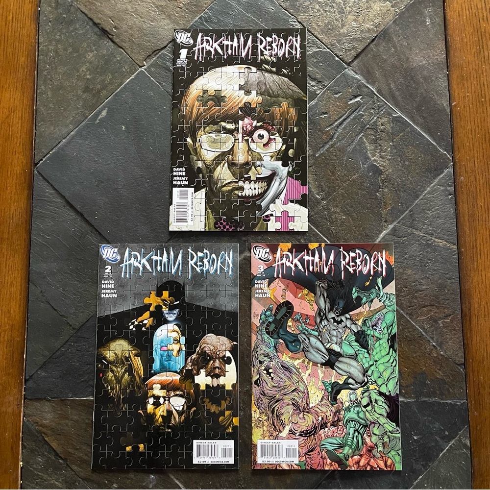 DC Comics Arkham Reborn Complete Series #1-3 David Hine Jeremy Haun Batman